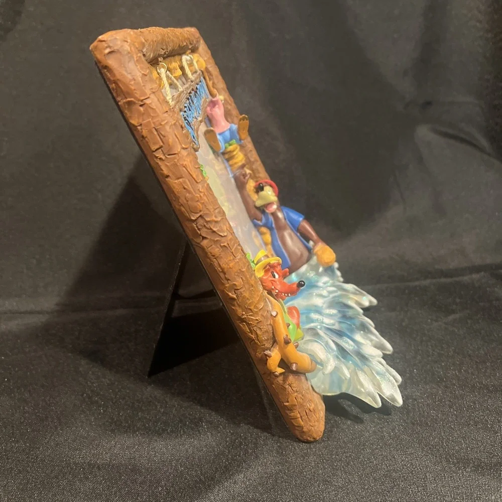 DISNEY Splash Mountain 5x7 4x6 Resin Picture Frame 3D Brer Rabbit‎ Fox and Bear